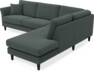 Eden - 2,5-sits soffa med divan - Grå