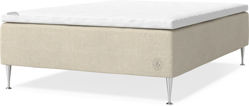 Cape Farewell by Carpe Diem - Ramsäng, enkelsäng med bäddmadrass och sängben - Beige