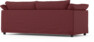 Cherrie - 2,5-sits soffa med kappa - Röd