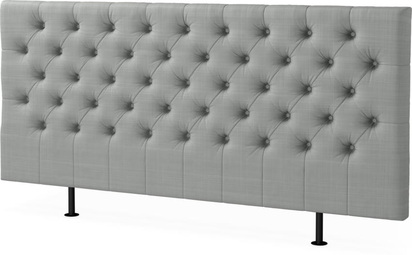 Cape pikerad - Sänggavel, 90-210 cm - Grå