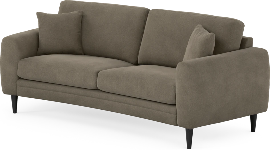 Eden - 2,5-sits soffa svängd - Beige