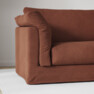Cherrie Klädsel -  3-sits soffa, hel dyna - Orange