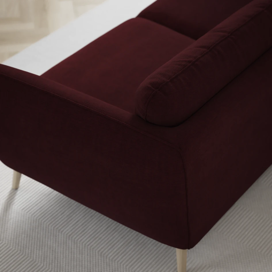 Madison Lux - Hörnsoffa 2+3-sits, hörn 2 - Röd