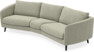 Madison - 3-sits soffa svängd, 90 cm - Beige