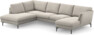 Madison Lux - 2-sits soffa med divan vänster och schäslong höger - Beige