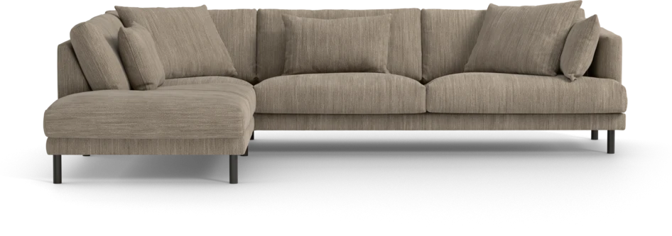 Harper - 3-sits soffa med divan vänster - Beige