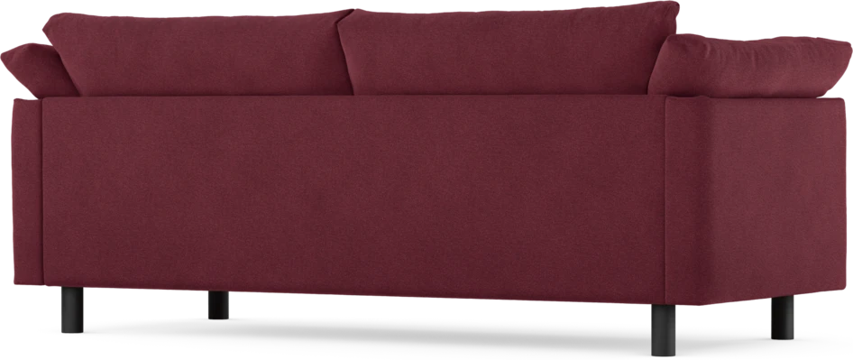 Cherrie - 2,5-sits soffa, fast klädsel - Röd