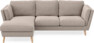 Madison Lux - 2-sits soffa med schäslong vänster - Beige