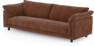 Cherrie - 4-sits soffa, hel dyna, fast klädsel - Orange