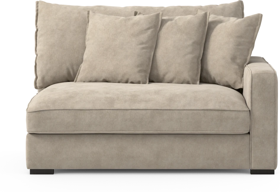 Rossi - 2-sits med armstöd höger - Beige