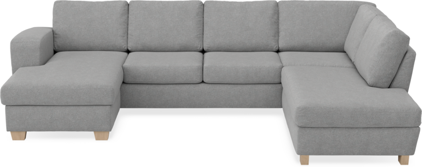 Friday - 3-sits soffa med schäslong vänster och divan höger - Grå