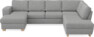 Friday - 3-sits soffa med schäslong vänster och divan höger - Grå