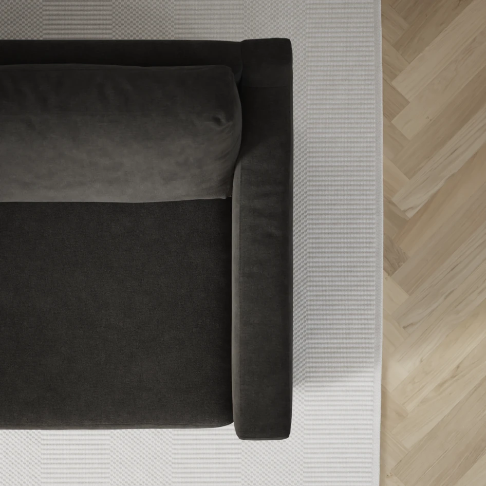 Friday - Hörnsoffa, 2+3-sits med schäslong höger - Grå