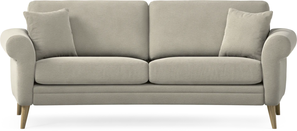 Eden - 2,5-sits soffa svängd - Brun