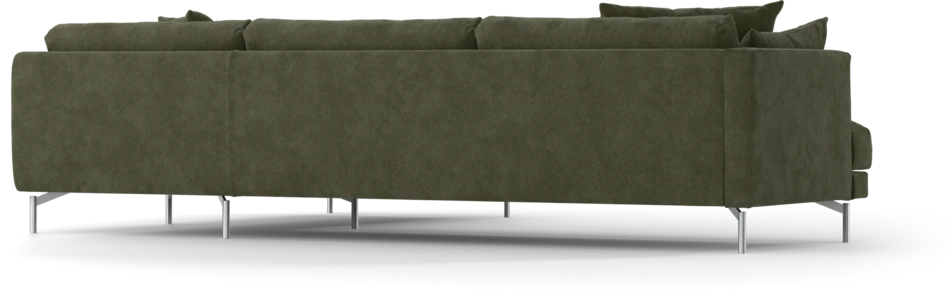Harper - 3-sits soffa med divan höger - Grön