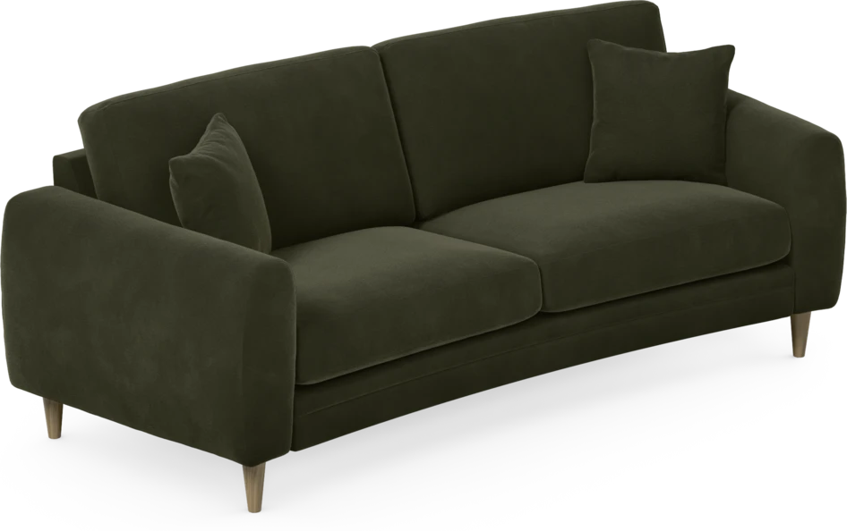 Eden - 2,5-sits soffa svängd - Grön