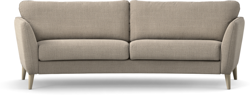 Bridge - 3-sits soffa svängd - Beige