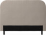 Delux Rundad - Sänggavel, 90-210 cm - Beige