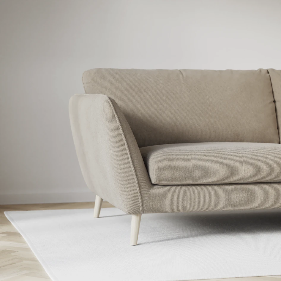 Madison Lux - 2-sits soffa med divan vänster och schäslong höger - Beige