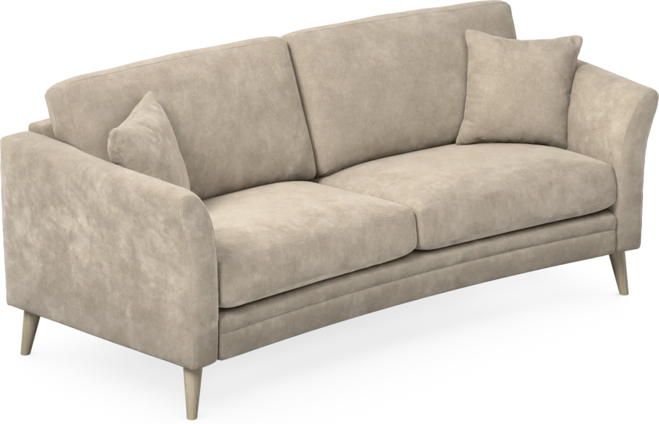 Eden - 2,5-sits soffa svängd - Beige