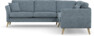 Eden - Hörnsoffa 2,5+2,5 - Blå