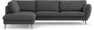 Madison - 3-sits soffa med divan vänster - Grå