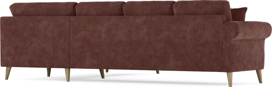 Eden - Hörnsoffa, 3+2-sits - Röd