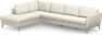 County - 3-sits soffa med divan vänster - Vit