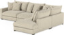 Rossi - 3-sits soffa med divan höger - Beige