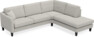 Eden - 2,5-sits soffa med divan - Grå