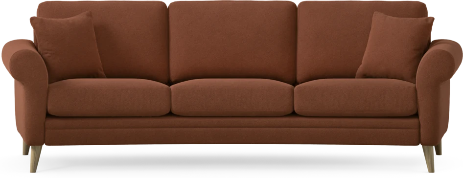 Eden - 3-sits soffa svängd - Orange