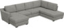 Friday - 3-sits soffa med schäslong vänster och divan höger - Grå