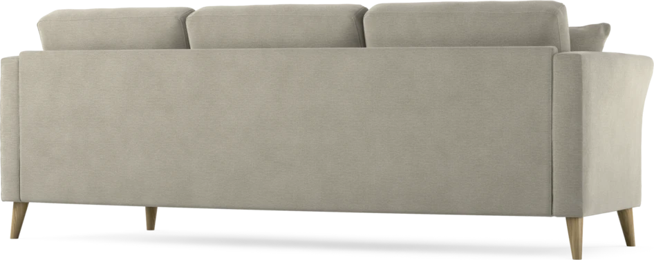 Eden - 3-sits soffa svängd - Brun