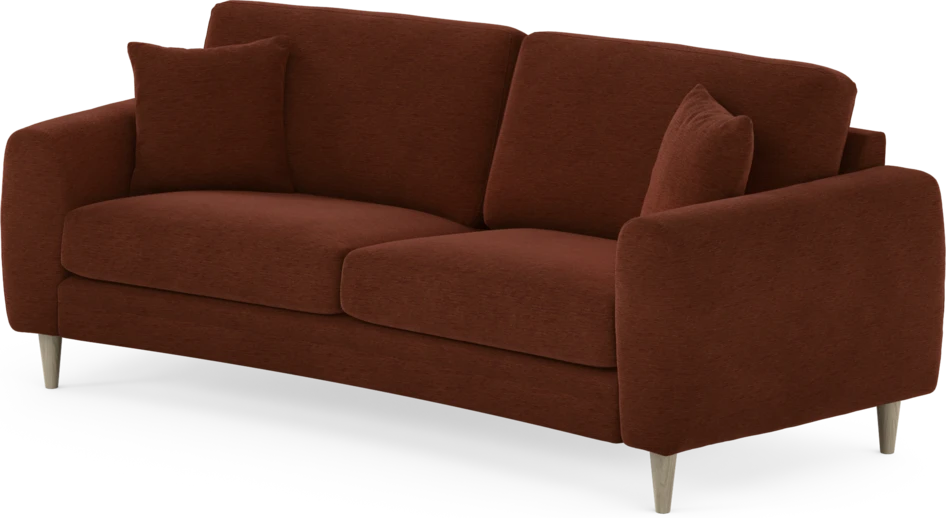 Eden - 2,5-sits soffa svängd - Orange