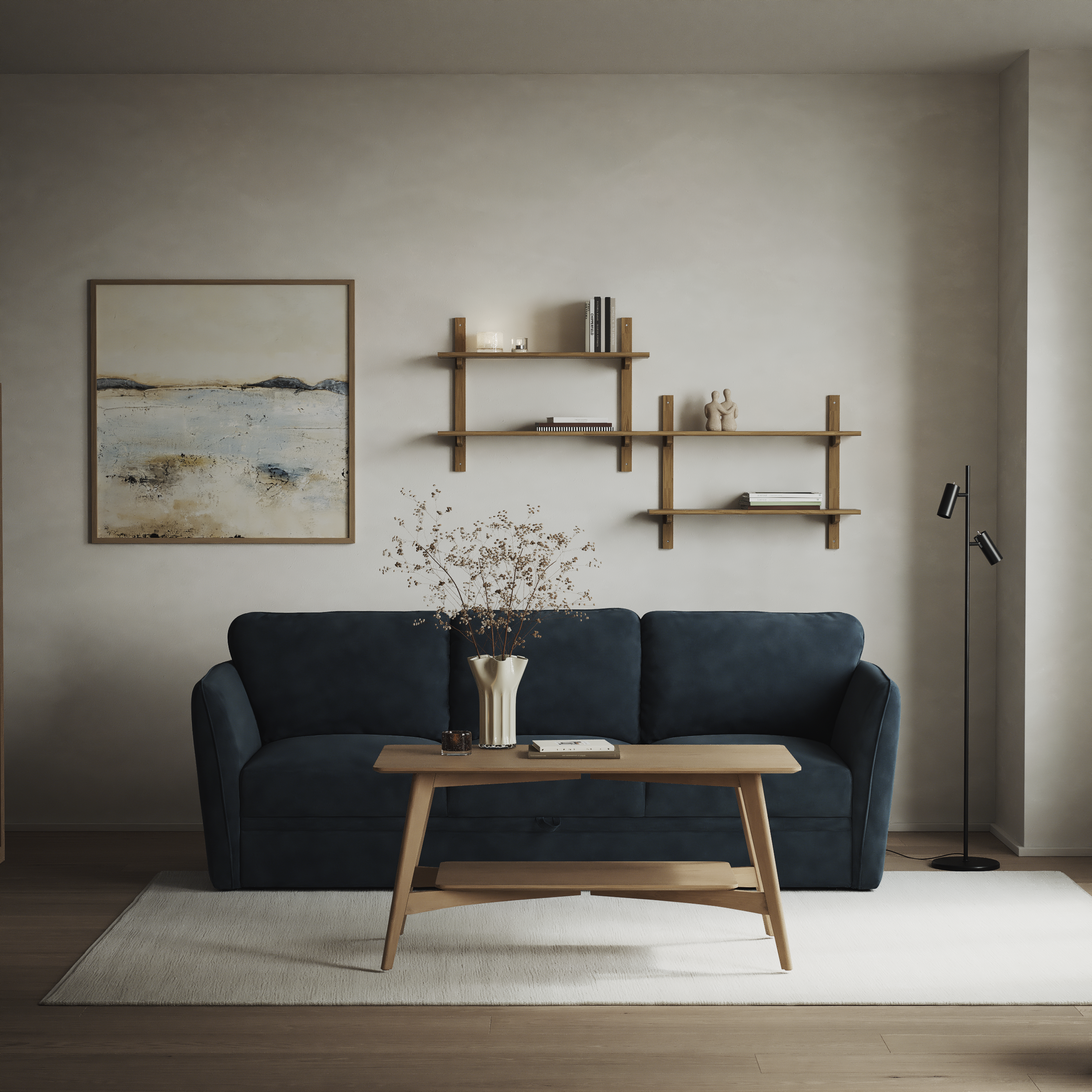 Öland - Bäddsoffa 3-sits, längsbäddad - inspiration