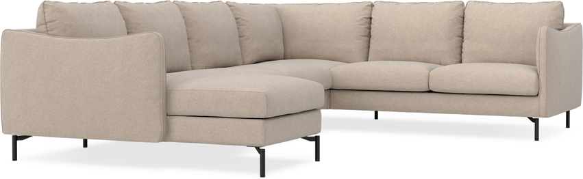 Madison Lux - Hörnsoffa med schäslong vänster - Beige