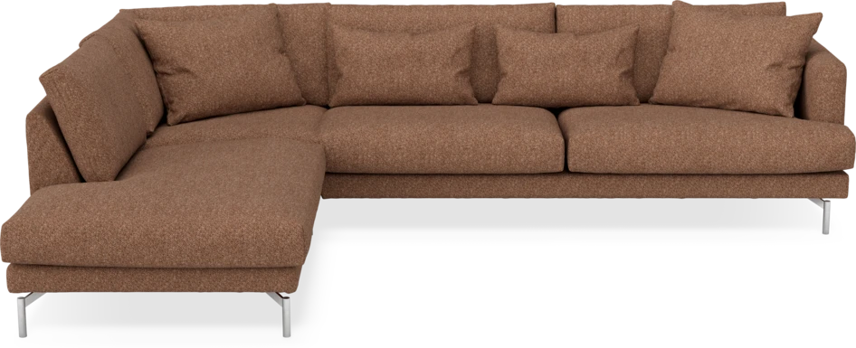 Harper - 3-sits soffa med divan vänster - Orange