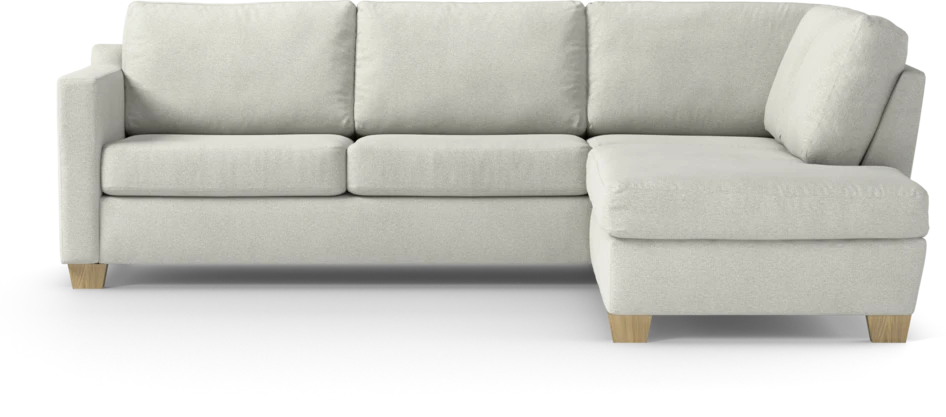 Friday - 2,5-sits soffa med divan höger - Vit