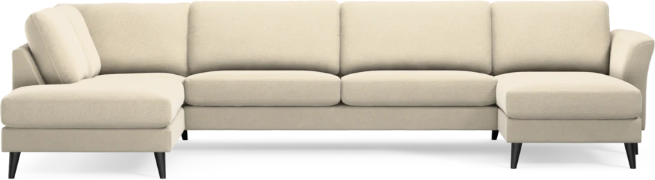 Bridge - 3-sits soffa med divan vänster och schäslong höger - Beige