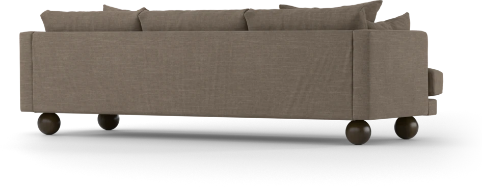 Harper - 4-sits soffa - Brun