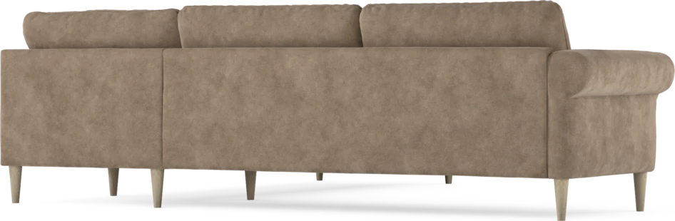 Bridge - Hörnsoffa, 3+3-sits - Beige