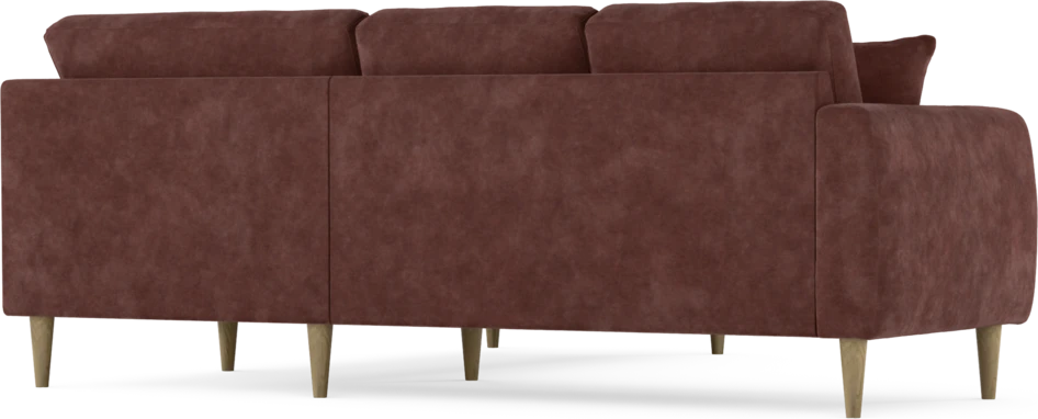 Eden - Hörnsoffa, 2+2-sits - Röd
