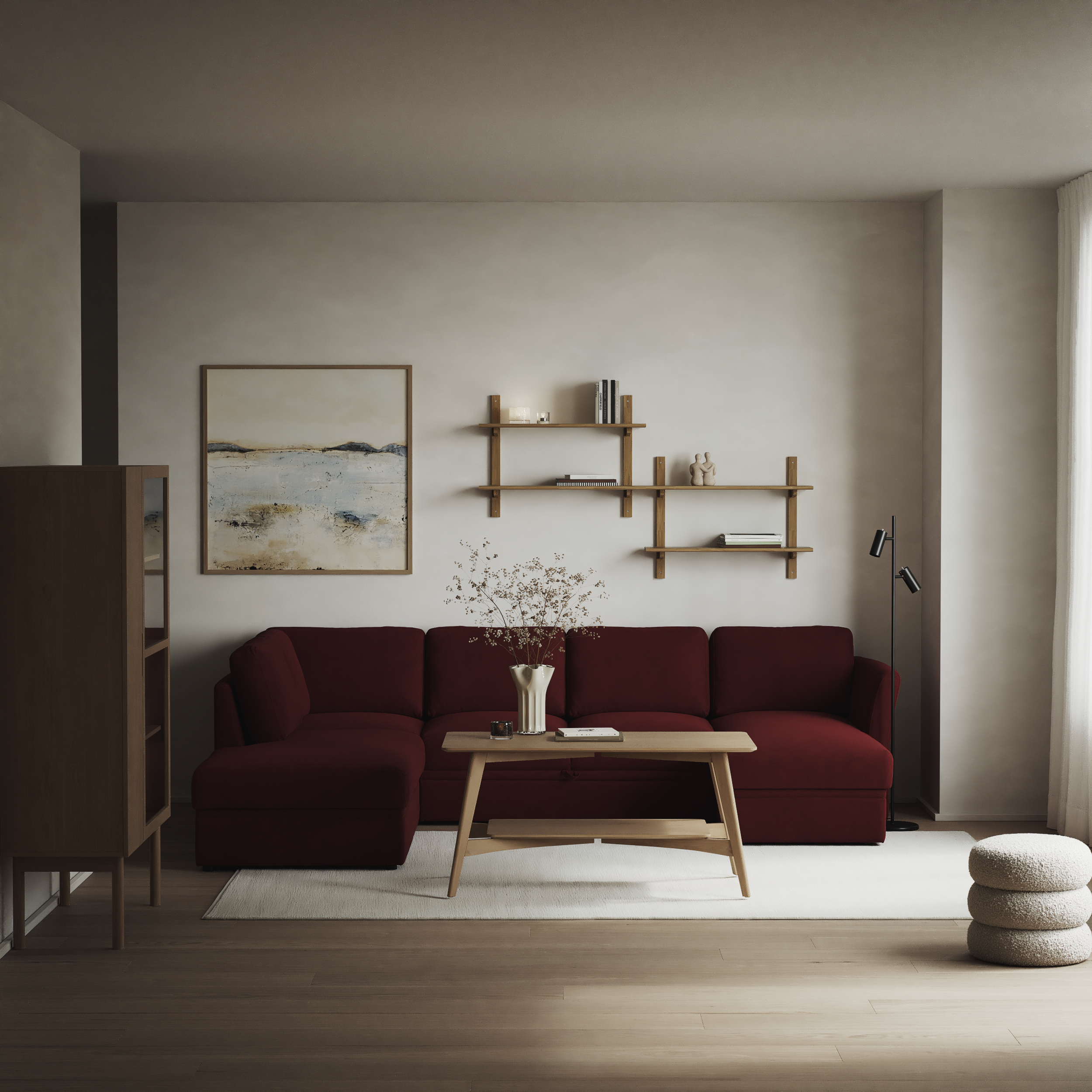 Öland - Bäddsoffa med divan vänster och schäslong höger - inspiration