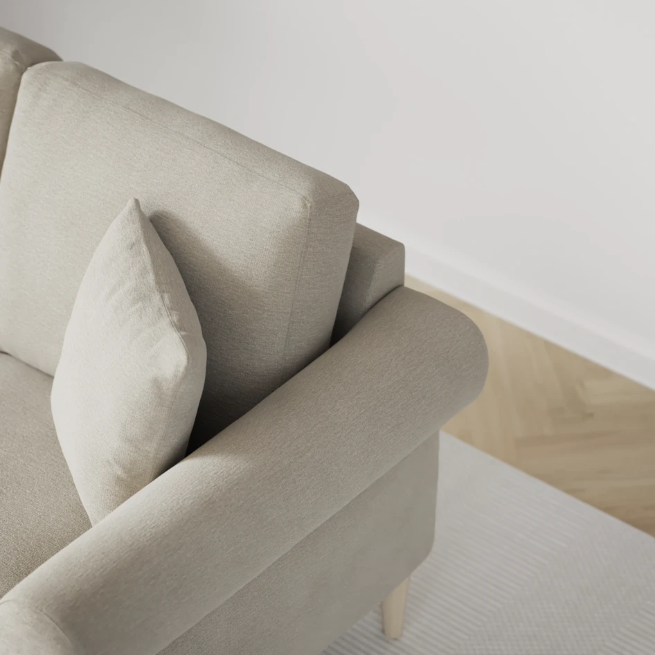 Eden - 3-sits soffa - Brun