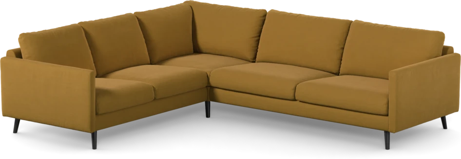Madison Lux - Hörnsoffa 2+3-sits, hörn 1 - Gul
