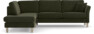 Eden - 2,5-sits soffa med divan - Grön