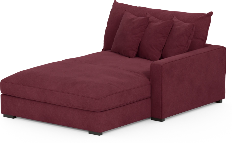 Rossi - Schäslong XL höger - Röd