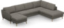 County - 3-sits soffa med schäslong vänster och divan höger - Grå