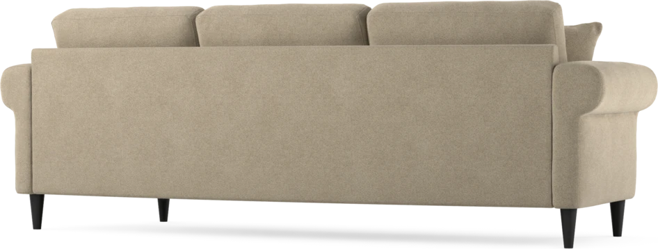 Eden - 3-sits soffa svängd - Beige