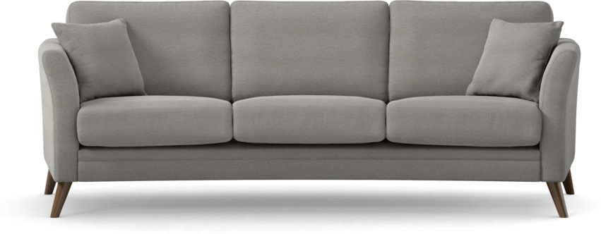 Eden - 3-sits soffa svängd - Grå